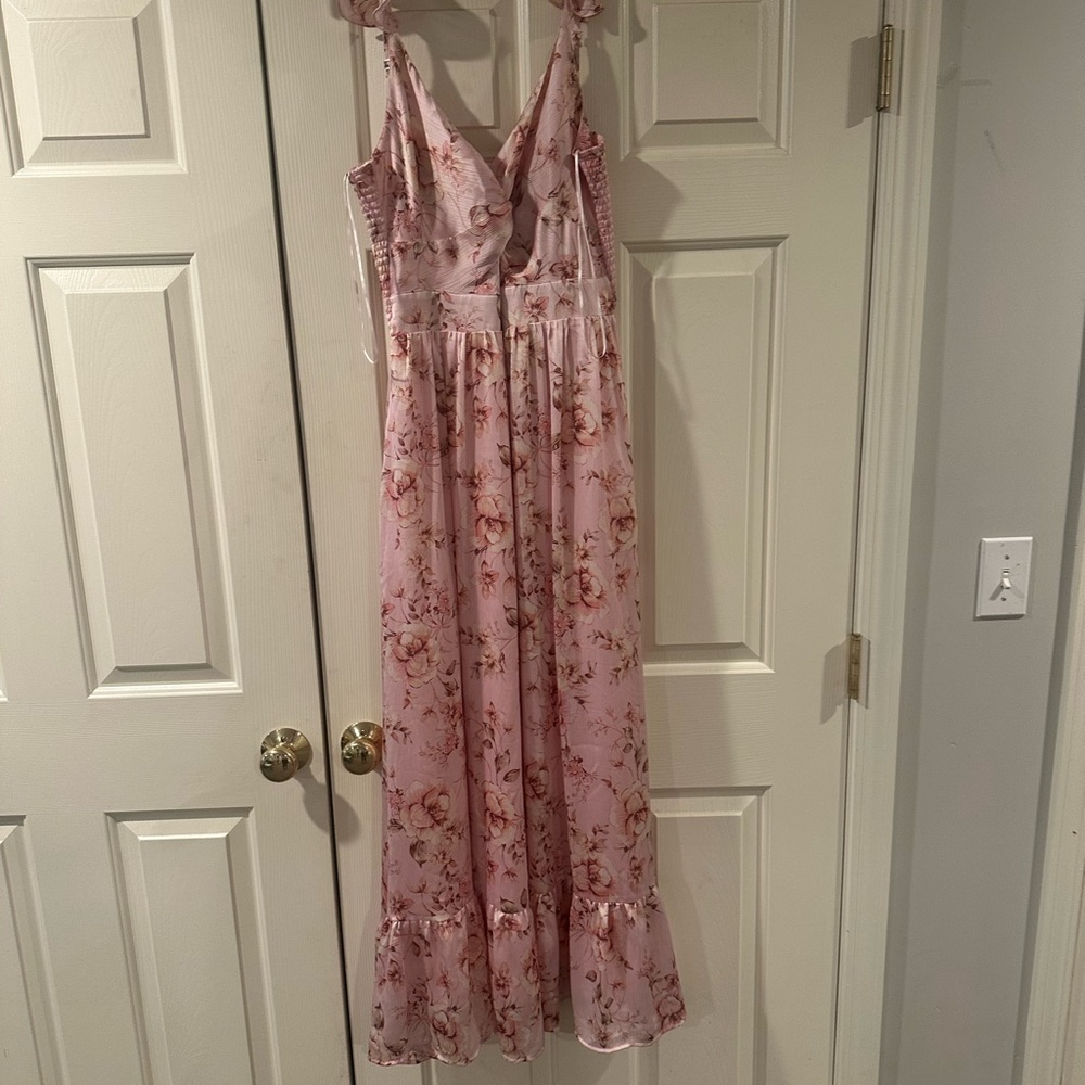 Altar'd State Pink Textured Dress
